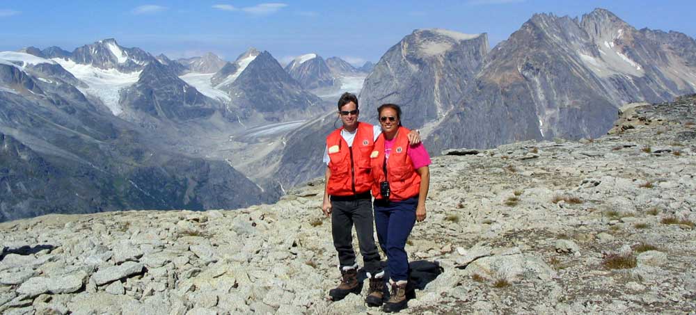 With my wife in Alaska